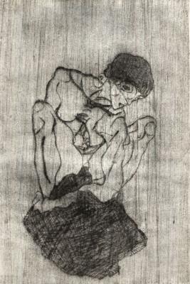 Egon Schiele - studie