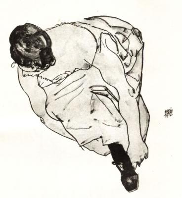 Egon Schiele - studie