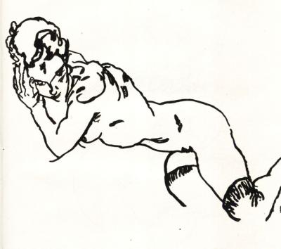 Egon Schiele - studie