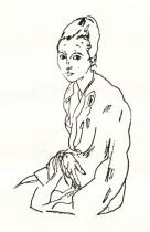 Egon Schiele - studie