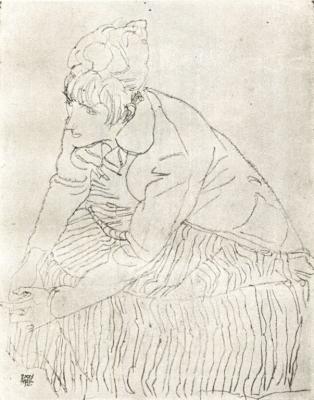 Egon Schiele - studie