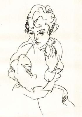 Egon Schiele - studie