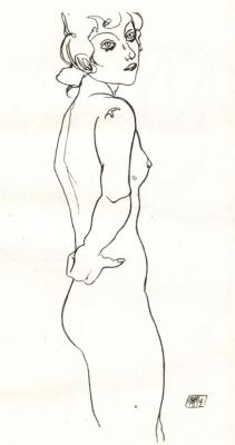 Egon Schiele - studie