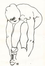 Egon Schiele - studie