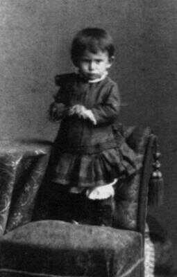 Franz Kafka jako dvouletý