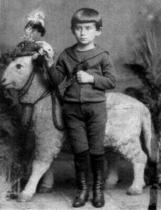 Franz Kafka jako pětiletý