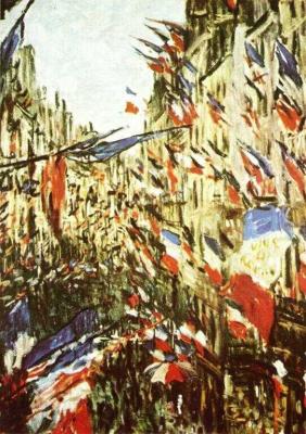 Vlajkosláva v ulici Montorgueil