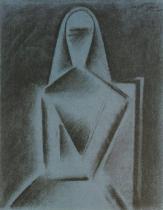 Sedící žena (1915)