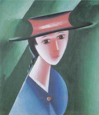 Děvče v červeném klobouku (1915)