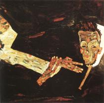 Egon Schiele: Básník (autoportrét), 1911