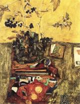 Egon Schiele: Zátiší s květinami, 1911