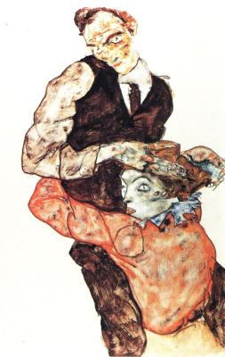 Egon Schiele: Milenci, 1914-15