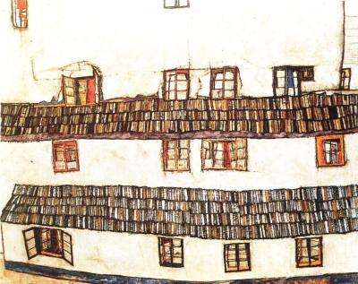 Egon Schiele: Okna, 1914