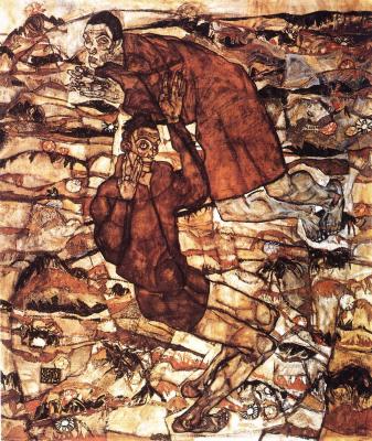 Egon Schiele: Levitace, 1915