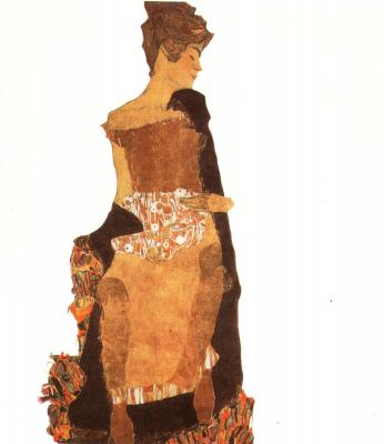Egon Schiele: Portrét Gerti Schielové, 1909