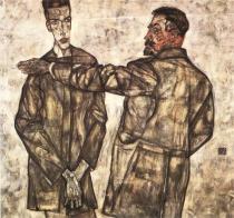 Egon Schiele: Heinrich a Otto Beneschovi, 1913
