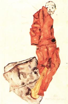 Egon Schiele: Zadržet umělce je zločin, znamená to vraždit rašící život!, 1912