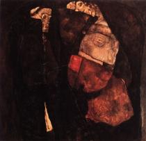 Egon Schiele: Těhotná a smrt, 1911