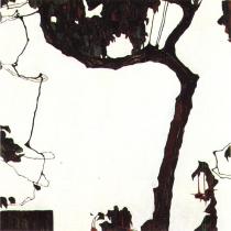 Egon Schiele: Podzimní strom s fuchsiemi, 1909