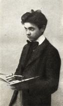 Egon Schiele studentem akademie, 1906