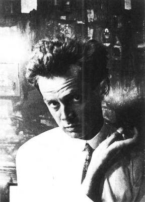 Egon Schiele ve svém ateliéru, 1915