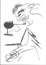 Franz Kafka - vlastní kresba