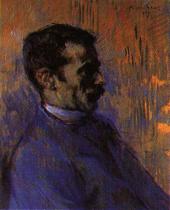 Můj zachránce. Olej na dřevě. 1899. 43&nbsp;&times;&nbsp;36. Musée Toulouse-Lautrec, Albi.