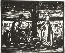 Úrodnost. Dřevořezba. 1898. 42 × 51,9.