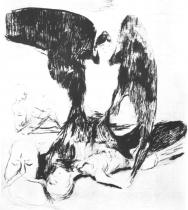 Vampír. Suchá jehla. 1894. 29,9 × 22,9.